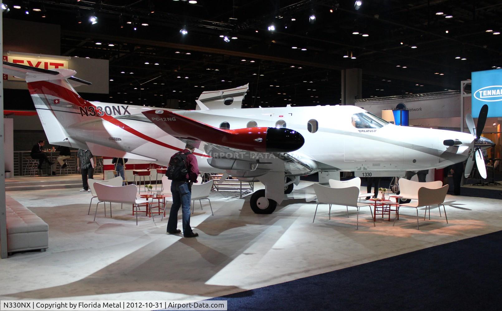 N330NX, 2012 Pilatus PC-12/47E C/N 1330, PC-12 at NBAA Orlando