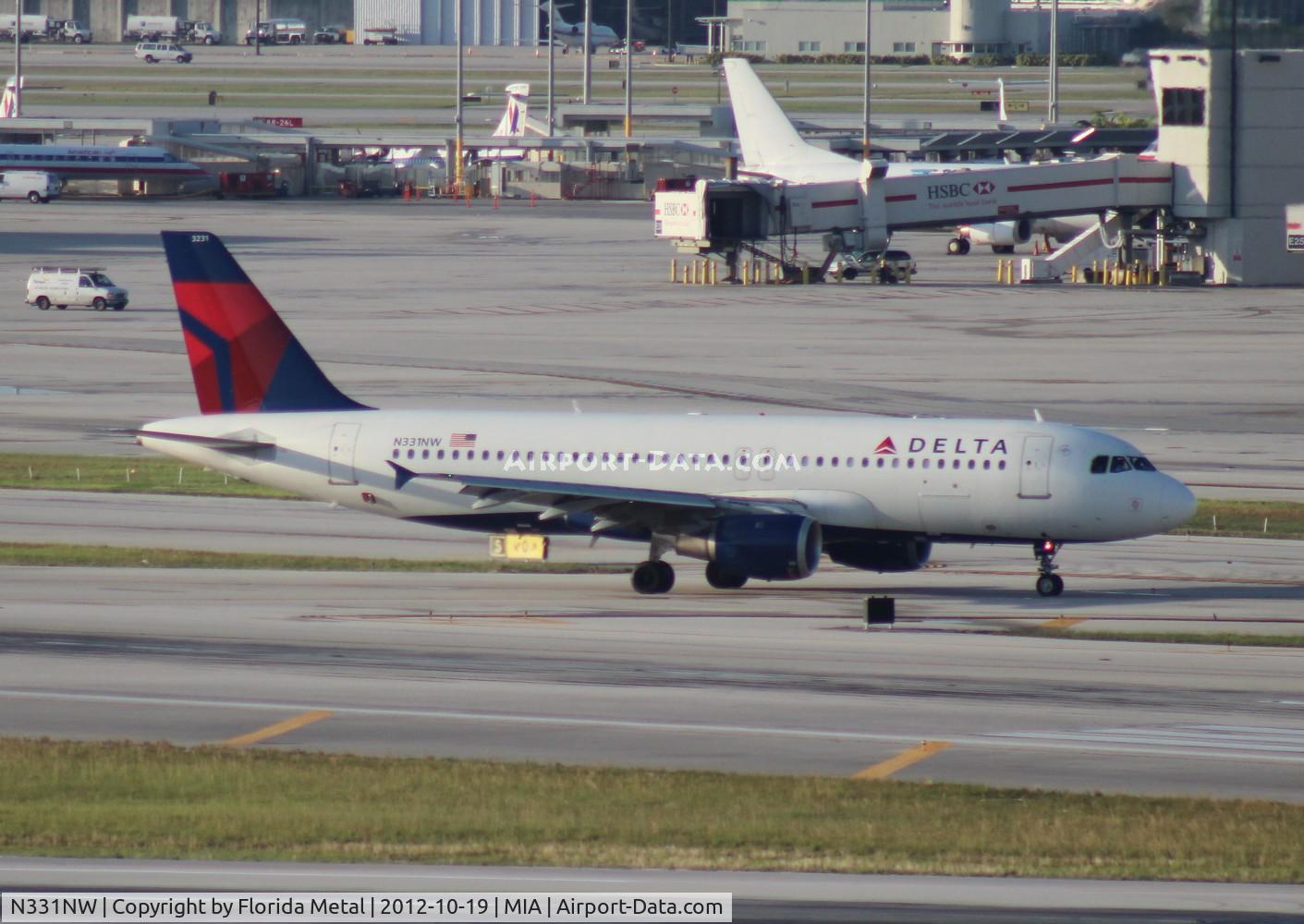 N331NW, 1992 Airbus A320-211 C/N 318, Delta A320