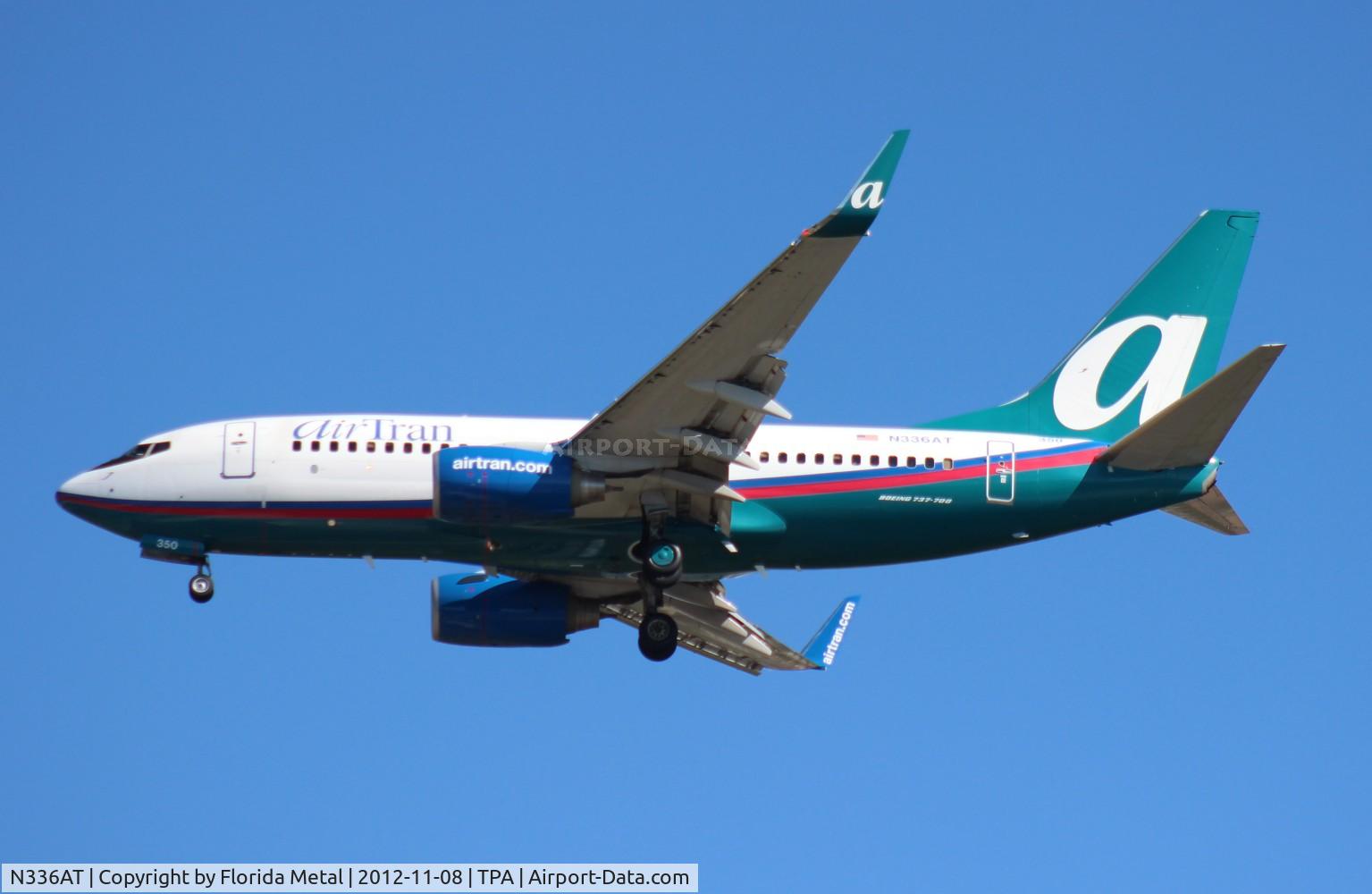 N336AT, 2008 Boeing 737-7BD C/N 36716, Air Tran 737