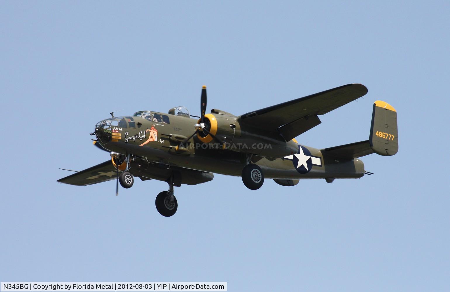 N345BG, 1944 North American TB-25N Mitchell C/N 108-47531, Georgie's Gal B-25