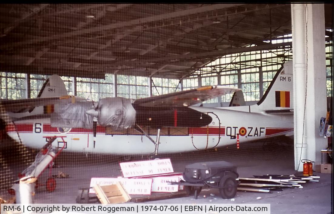 RM-6, 1954 Hunting Percival P-66 Pembroke C51 C/N P66-0025, OT ZAF Belgian Air Force.Stored.