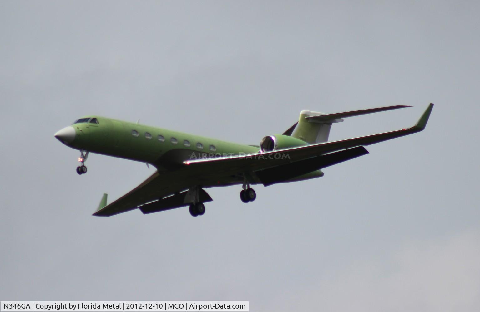 N346GA, Gulfstream Aerospace G550 C/N 5406, Brand new still green G550