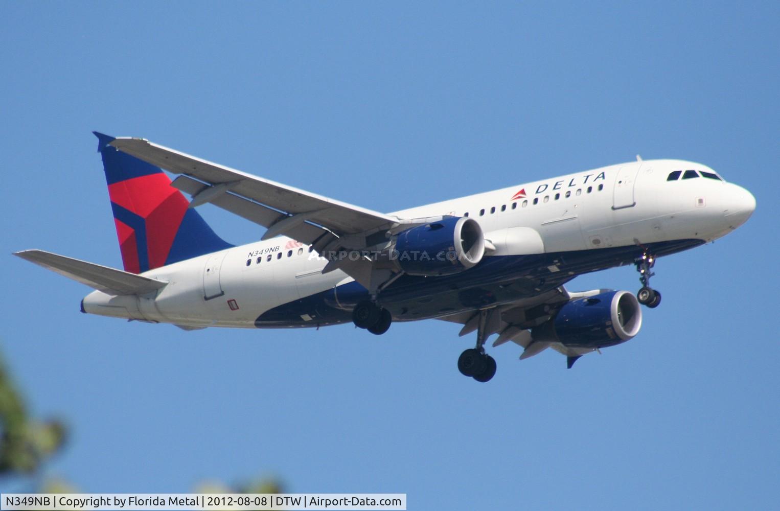 N349NB, 2002 Airbus A319-114 C/N 1815, Delta A319