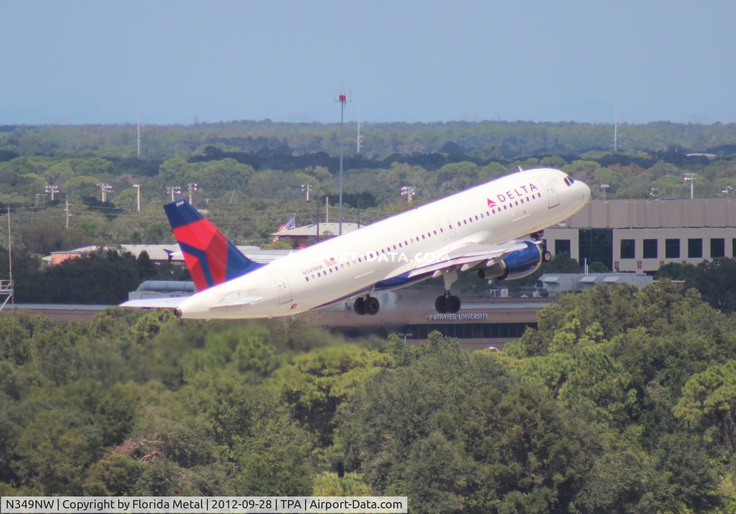 N349NW, 1993 Airbus A320-212 C/N 417, Delta A320