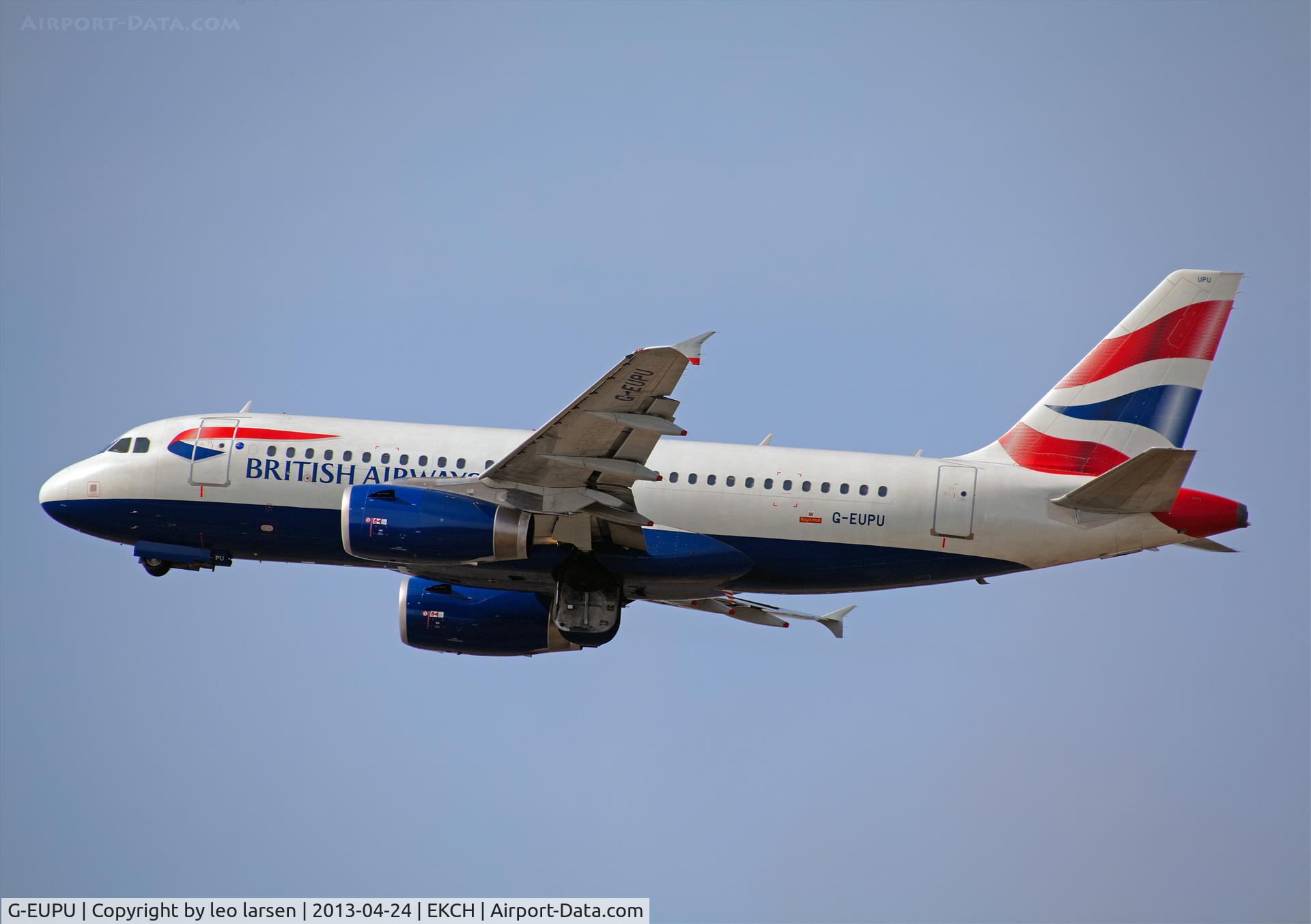 G-EUPU, 2000 Airbus A319-131 C/N 1384, Copenhagen Kastrup 24.4.13