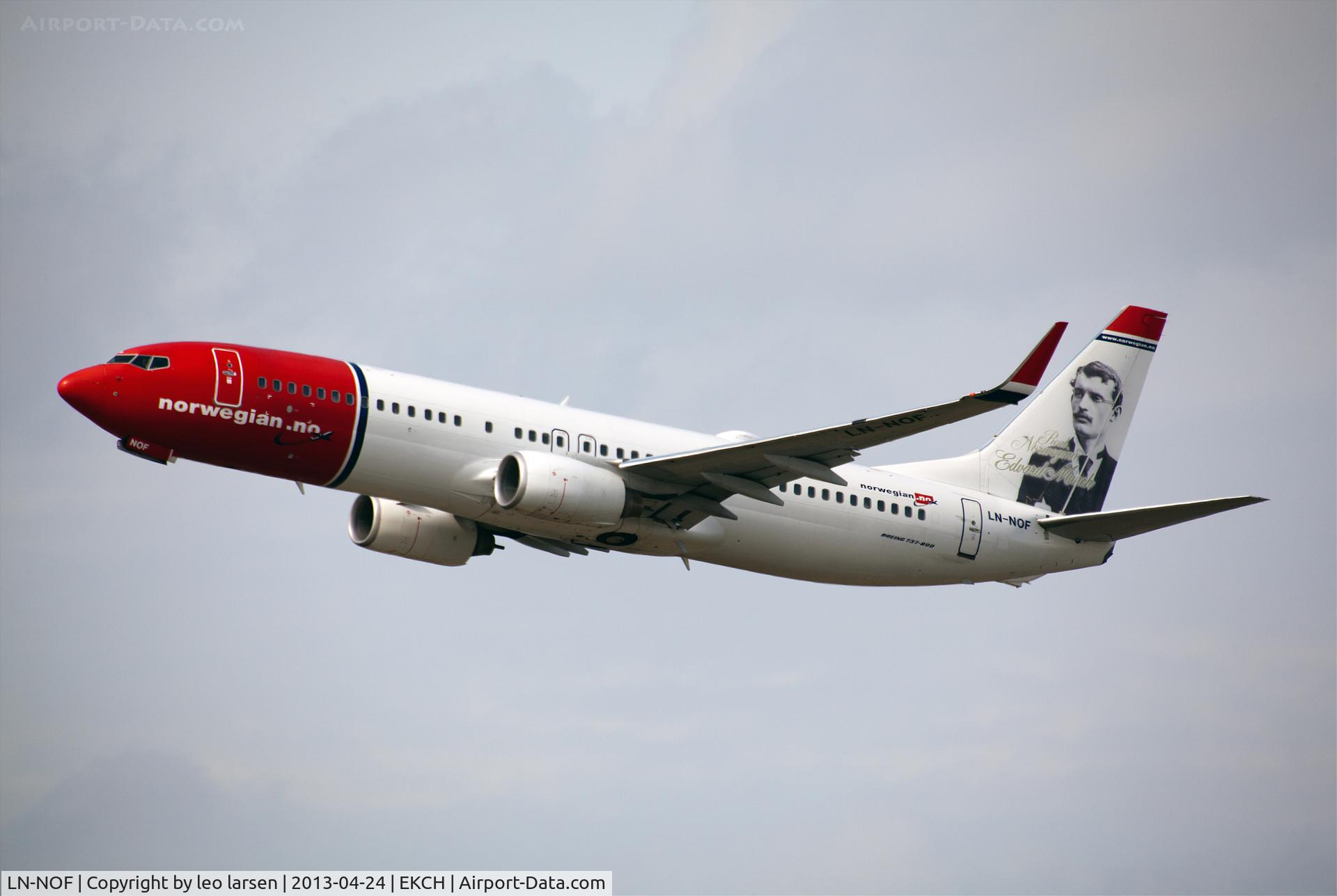 LN-NOF, 2008 Boeing 737-86N C/N 36809, Copenhagen Kastrup 24.4.13
