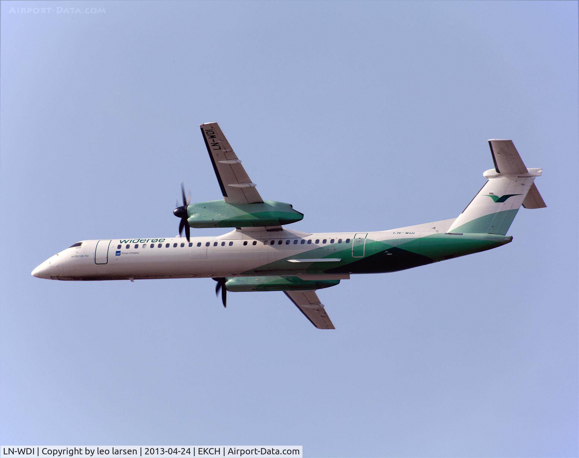 LN-WDI, 2009 De Havilland Canada DHC-8-402Q Dash 8 C/N 4286, Copenhagen Kastrup 24.4.13