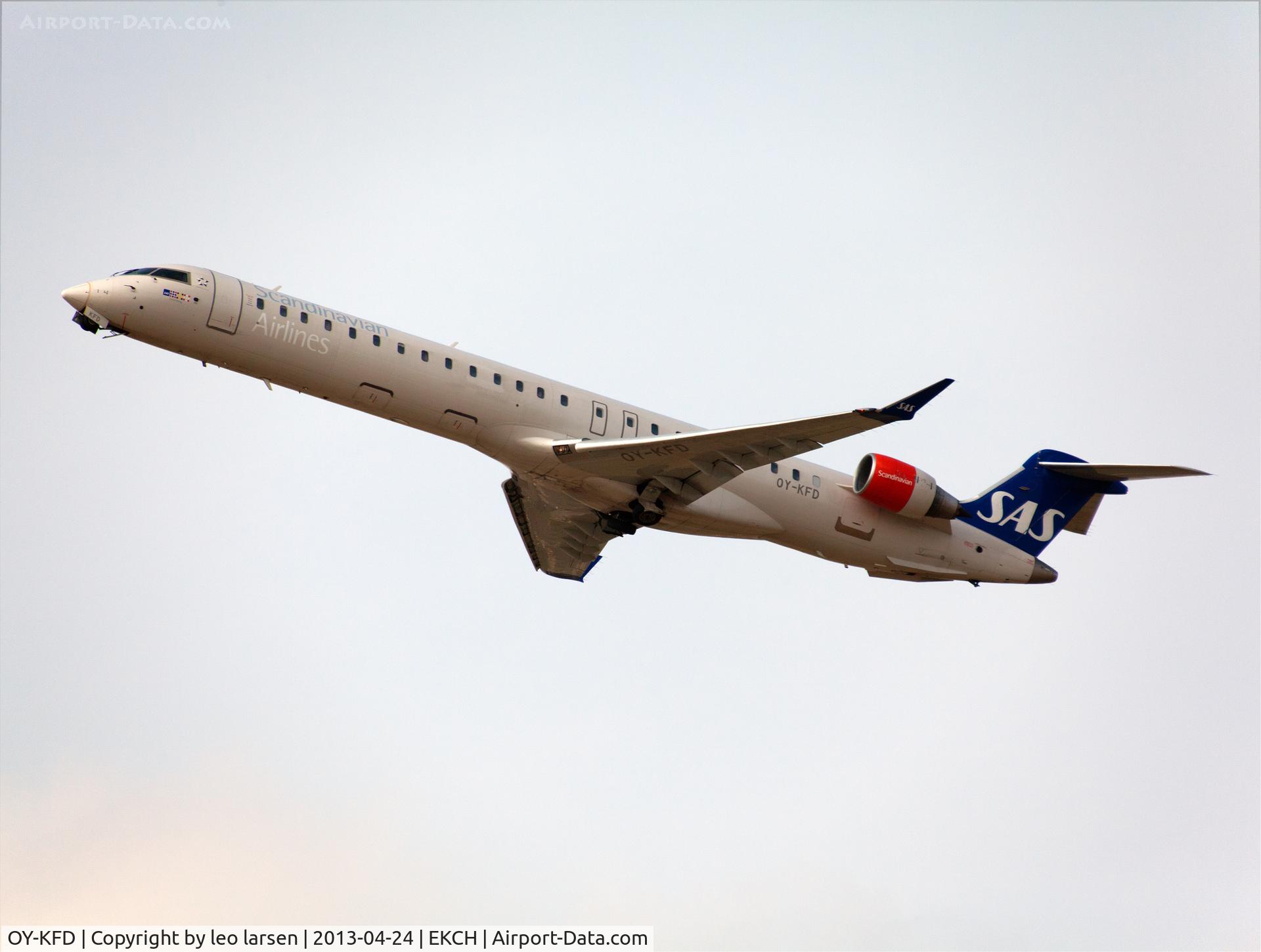 OY-KFD, 2009 Bombardier CRJ-900 (CL-600-2D24) C/N 15221, Copenhagen Kastrup 24.4.13