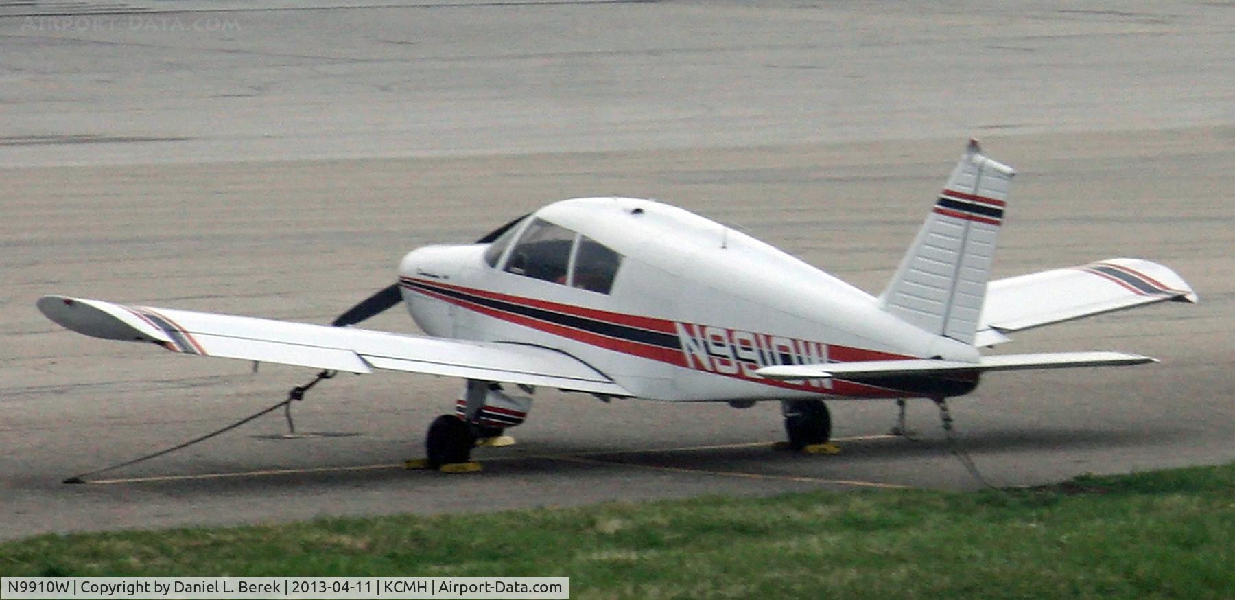 N9910W, 1967 Piper PA-28-140 C/N 28-23430, A 1967 Piper classic sits on the general aviation ramp at Port Columbus.