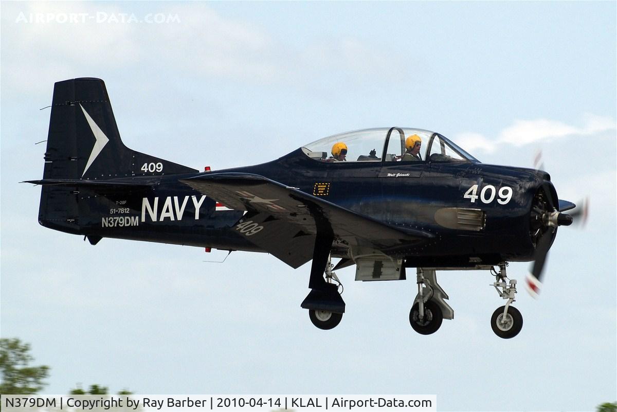 N379DM, 1951 North American T-28A Trojan C/N 174-665, North American T-28S Fennec [174-665] Lakeland-Linder~N 14/04/2010