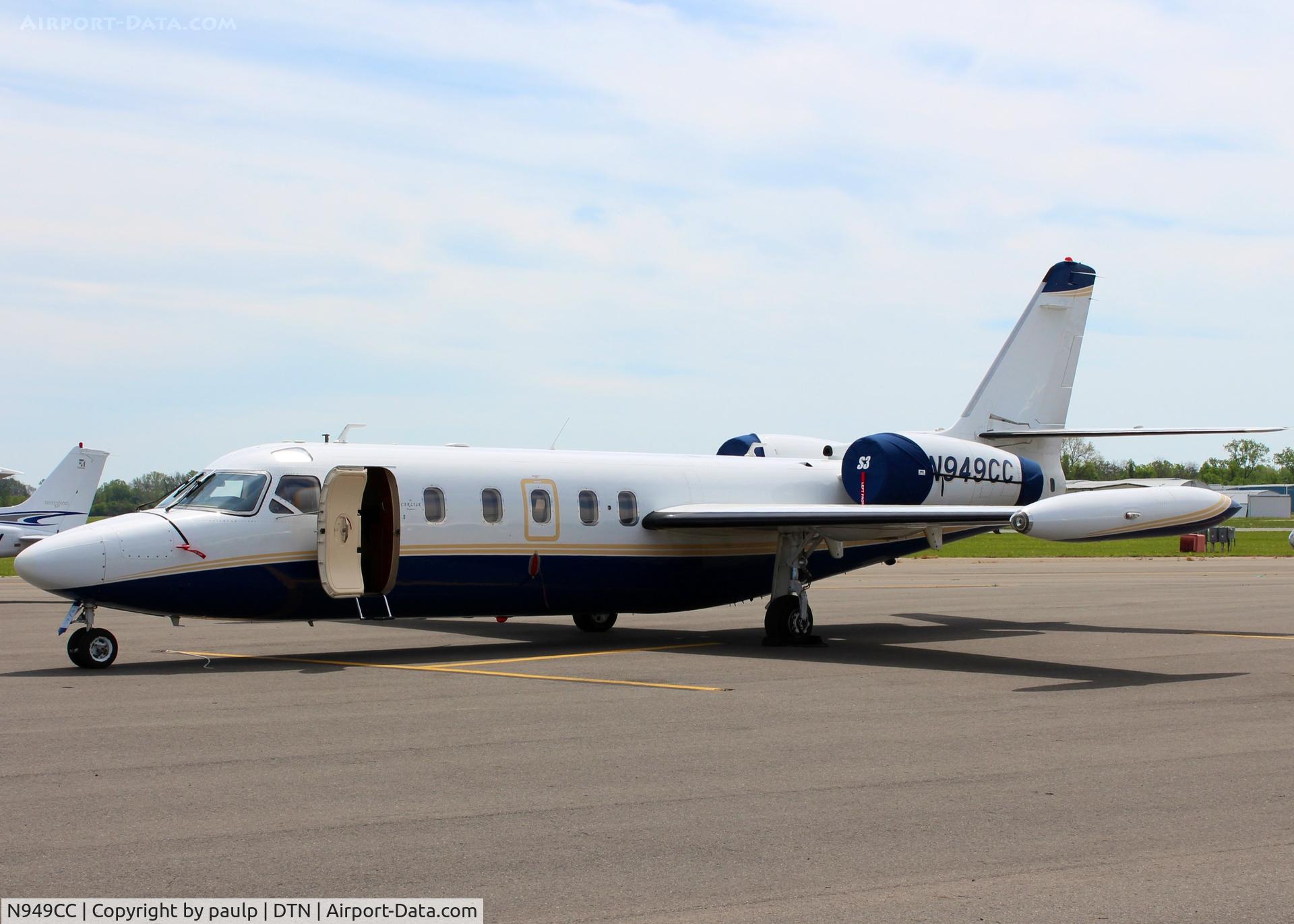 N949CC, 1980 Israel Aircraft Industries IAI-1124 Westwind C/N 280, At Downtown Shreveport.