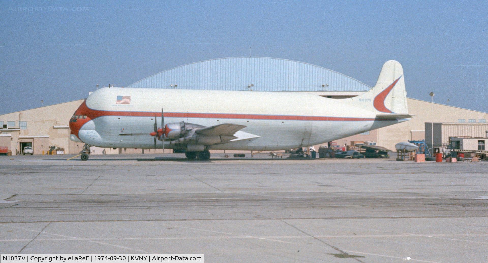 N1037V, 1949 Boeing 377MG C/N 15937, Taken from the far side during a 1974 tour of the field