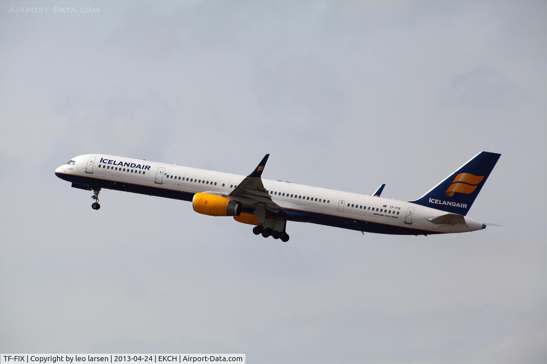TF-FIX, 2002 Boeing 757-308 C/N 29434, Copenhagen Kastrup 24.4.13