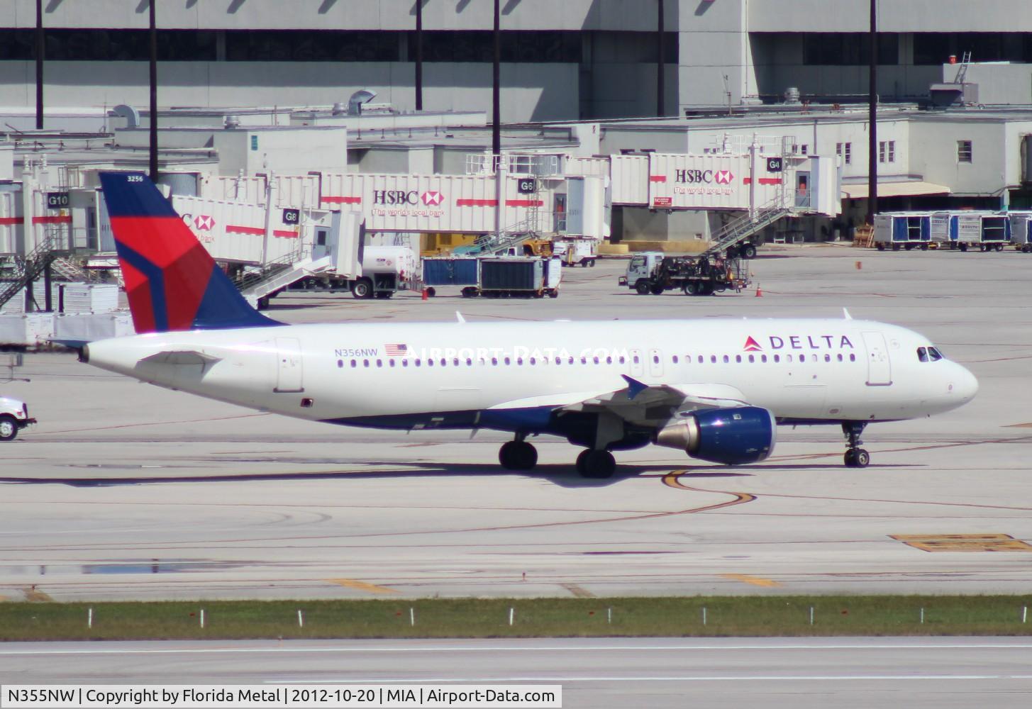 N355NW, 1998 Airbus A320-212 C/N 807, Delta A320