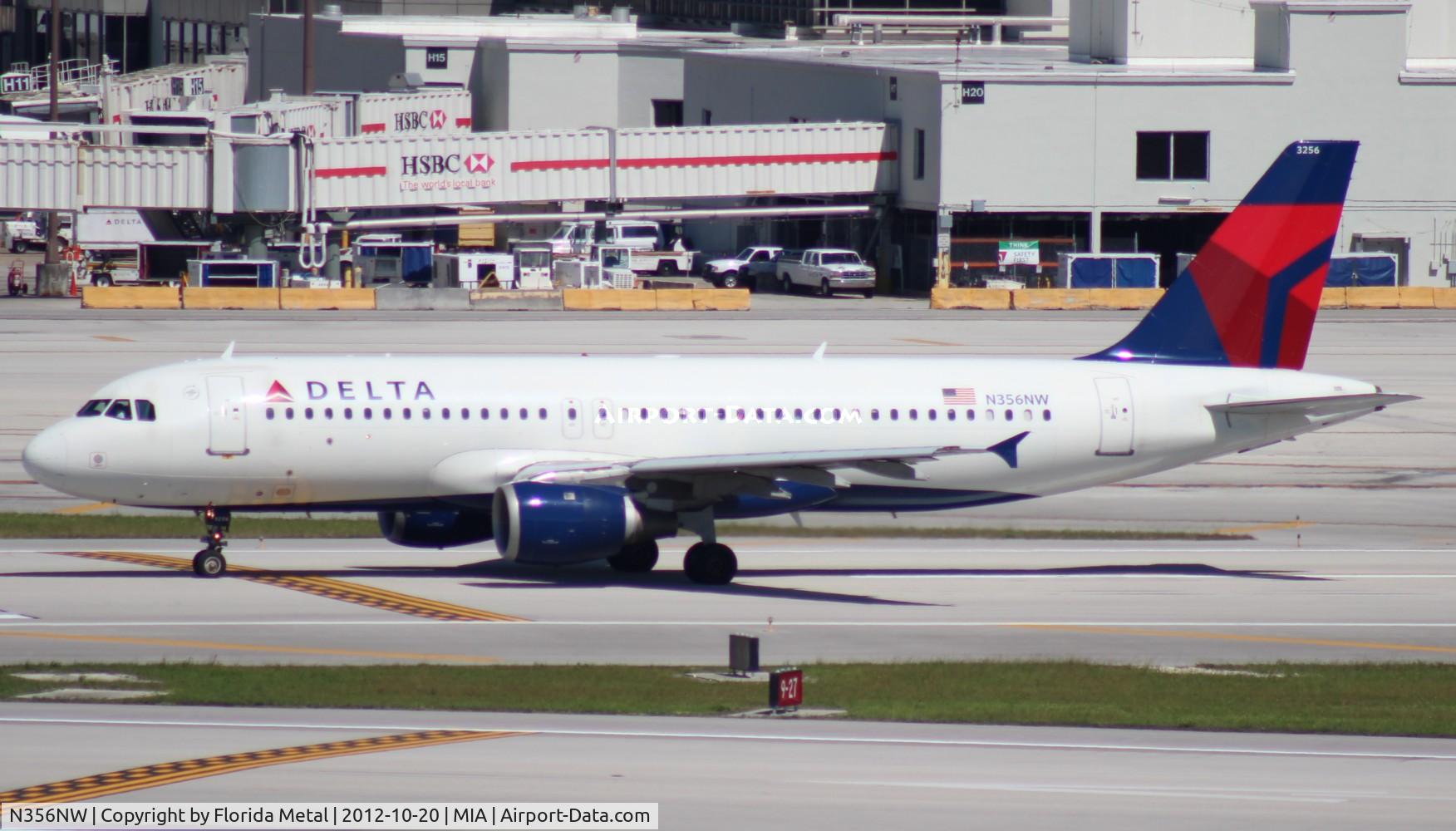 N356NW, 1998 Airbus A320-212 C/N 818, Delta A320