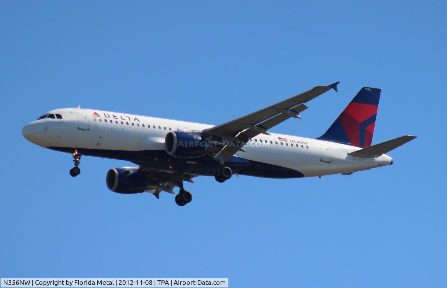 N356NW, 1998 Airbus A320-212 C/N 818, Delta A320