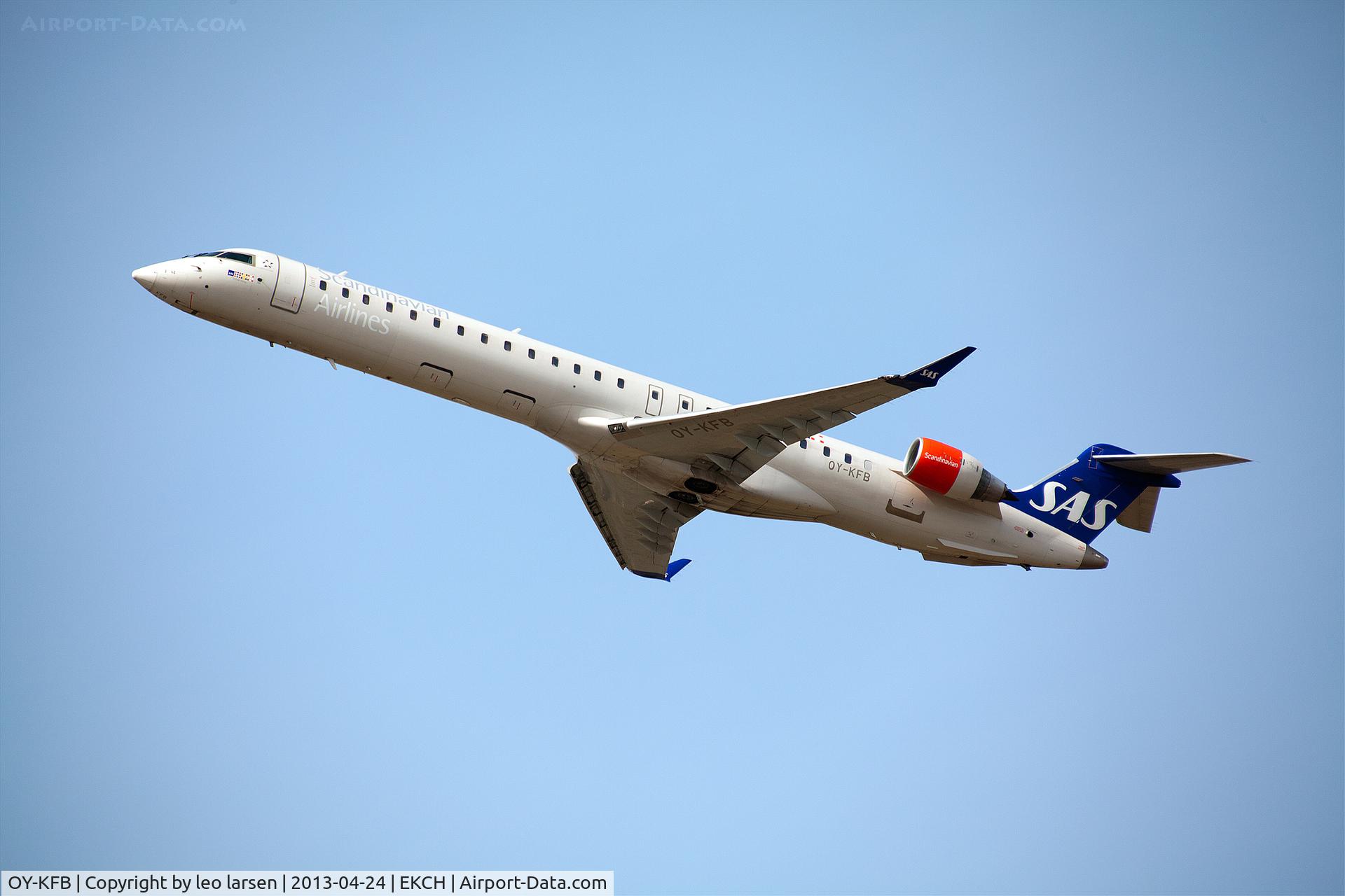 OY-KFB, 2008 Bombardier CRJ-900 (CL-600-2D24) C/N 15211, Copenhagen Kastrup 24.4.13