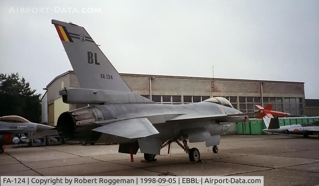 FA-124, SABCA F-16AM Fighting Falcon C/N 6H-124, F-16A.Tailcode BL.31 Squadron.Tigers.