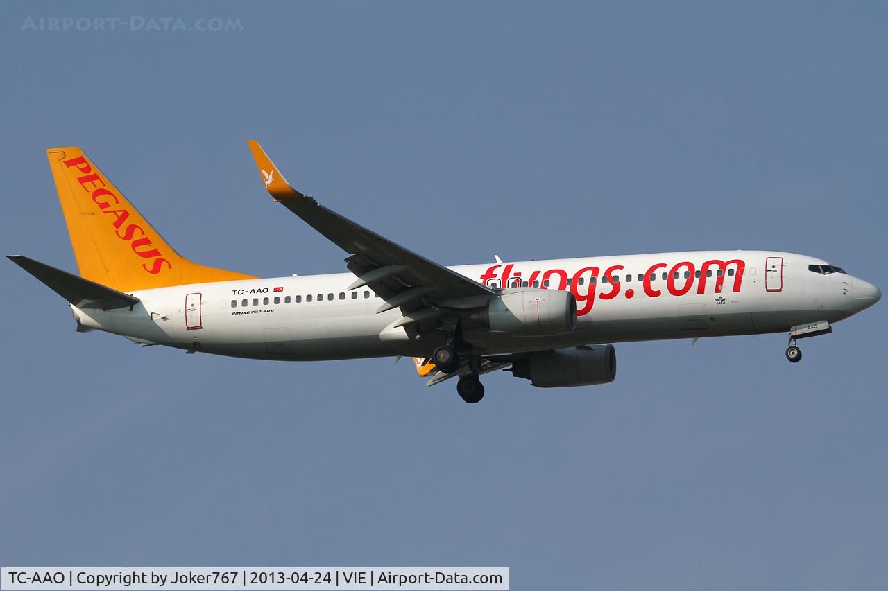 TC-AAO, 2000 Boeing 737-86N C/N 28619, Pegasus Airlines
