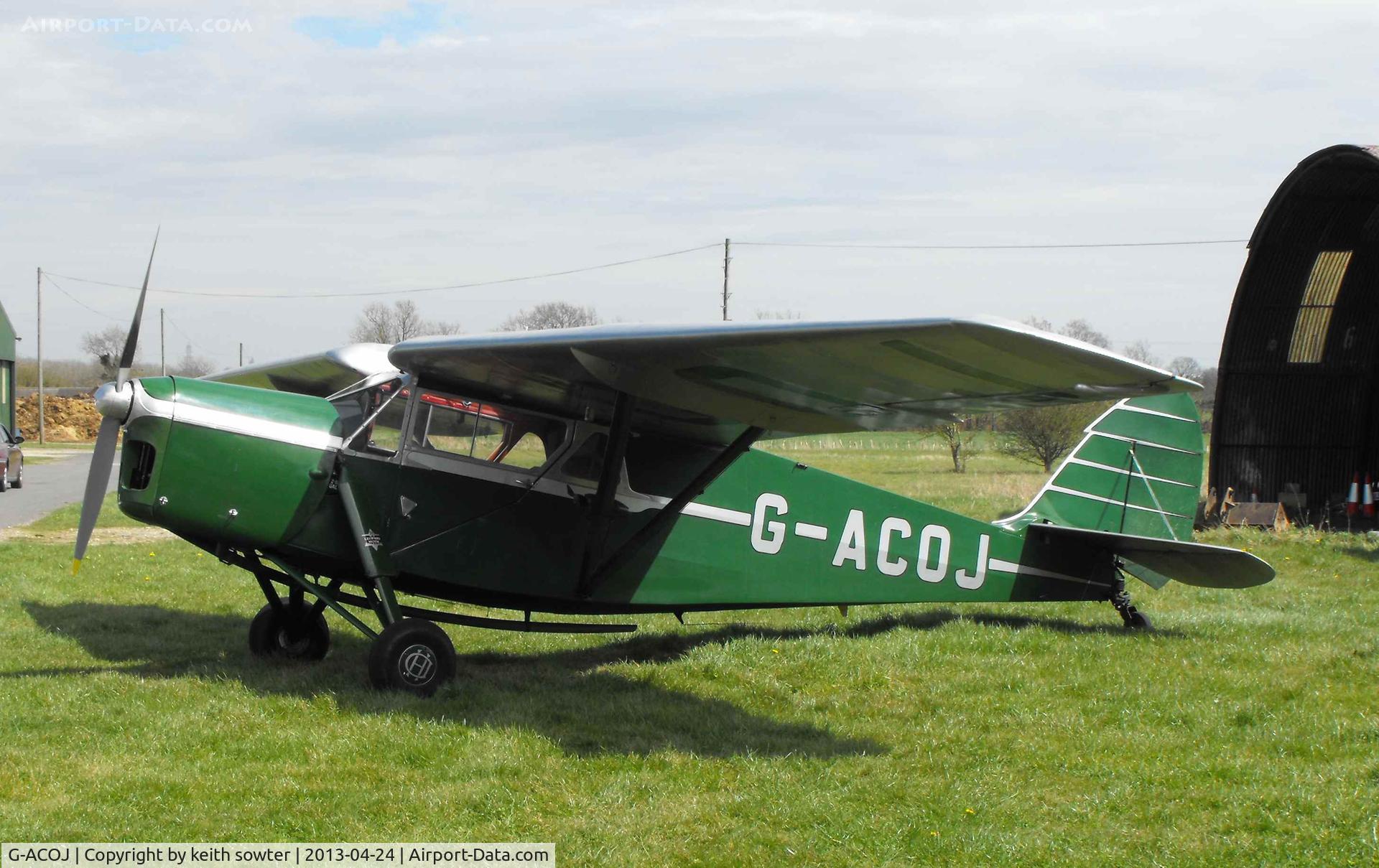 G-ACOJ, 1934 De Havilland DH.85 Leopard Moth C/N 7035, Visiting aircraft at Tibenham