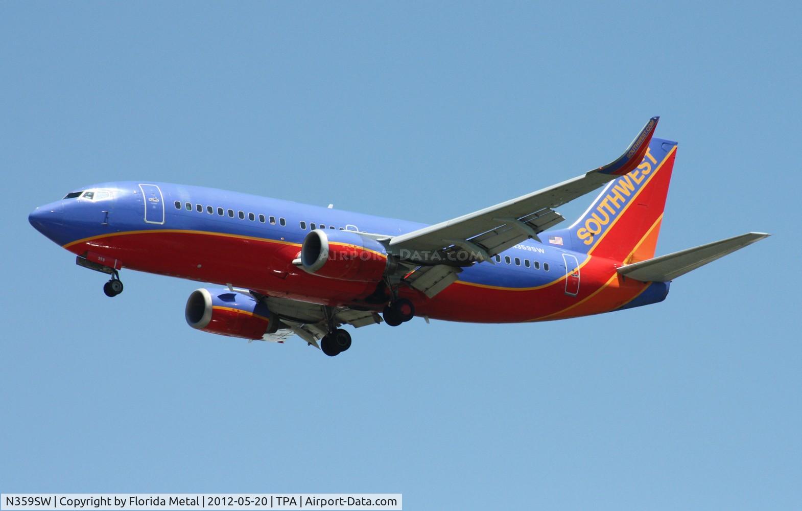 N359SW, 1992 Boeing 737-3H4 C/N 26596, Southwest 737