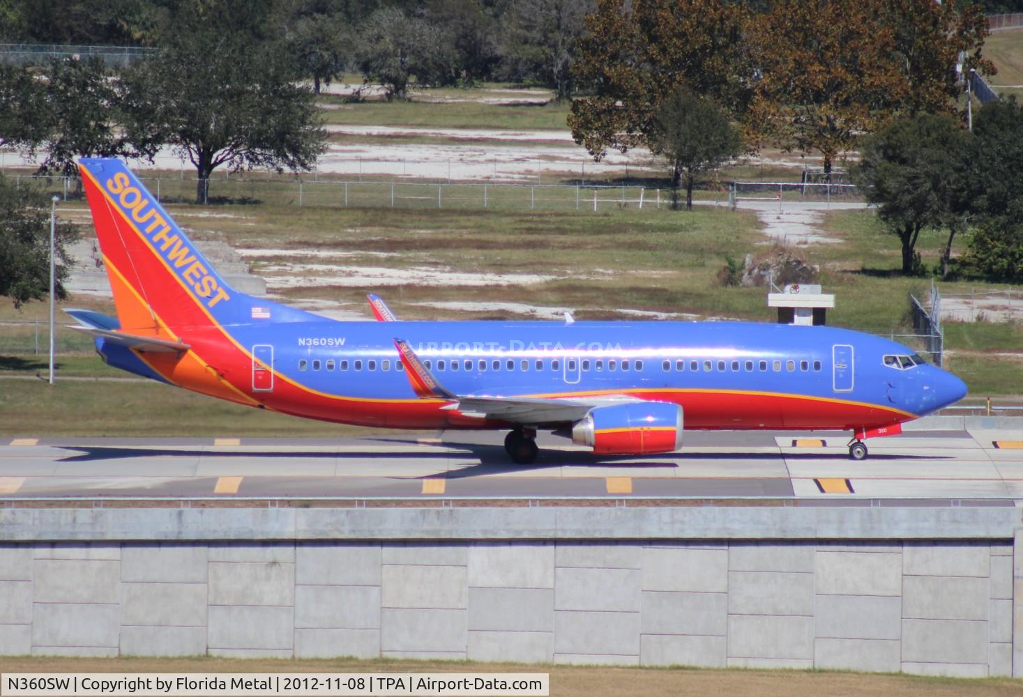 N360SW, 1992 Boeing 737-3H4 C/N 26571, Southwest 737-300