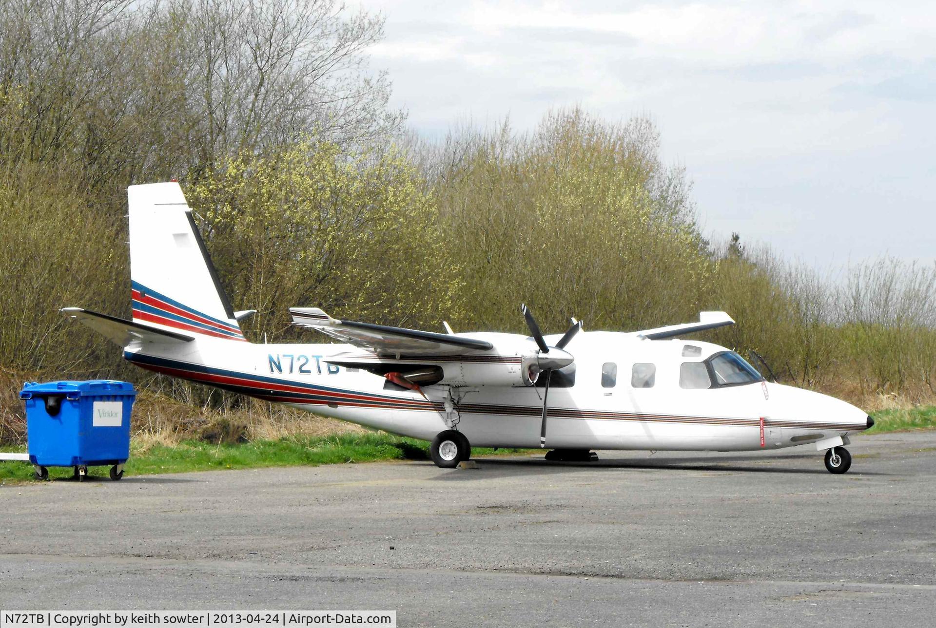N72TB, 1980 Rockwell International 690C C/N 11619, Based aircraft at Tibenham
