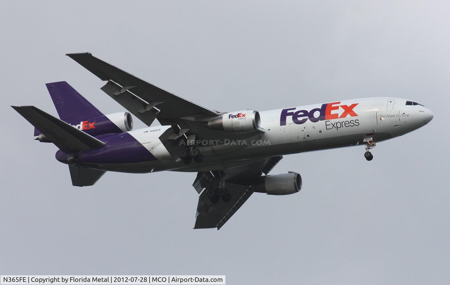 N365FE, 1971 McDonnell Douglas MD-10-10F C/N 46601, Fed Ex MD-10-10F