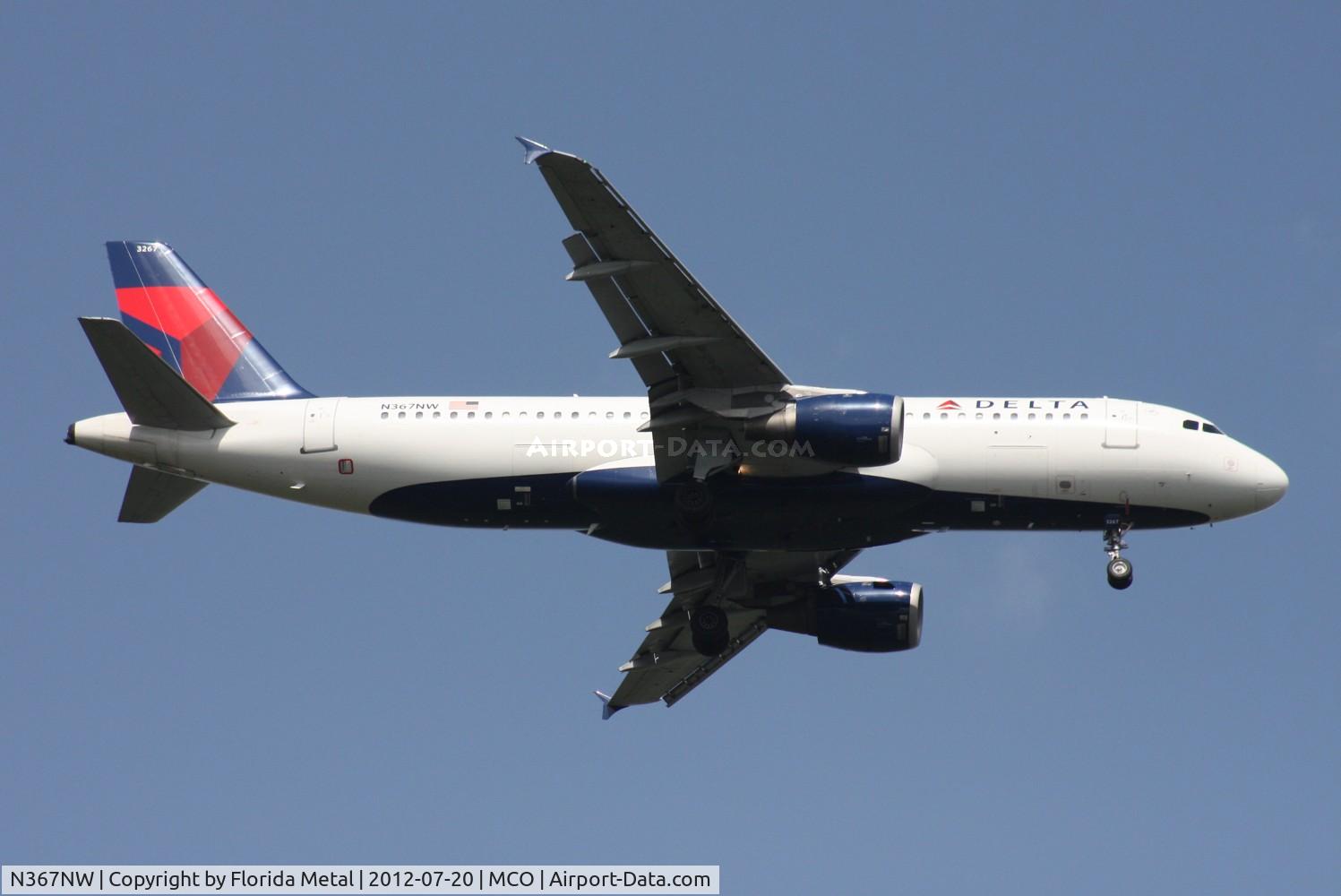 N367NW, 1999 Airbus A320-212 C/N 0988, Delta A320