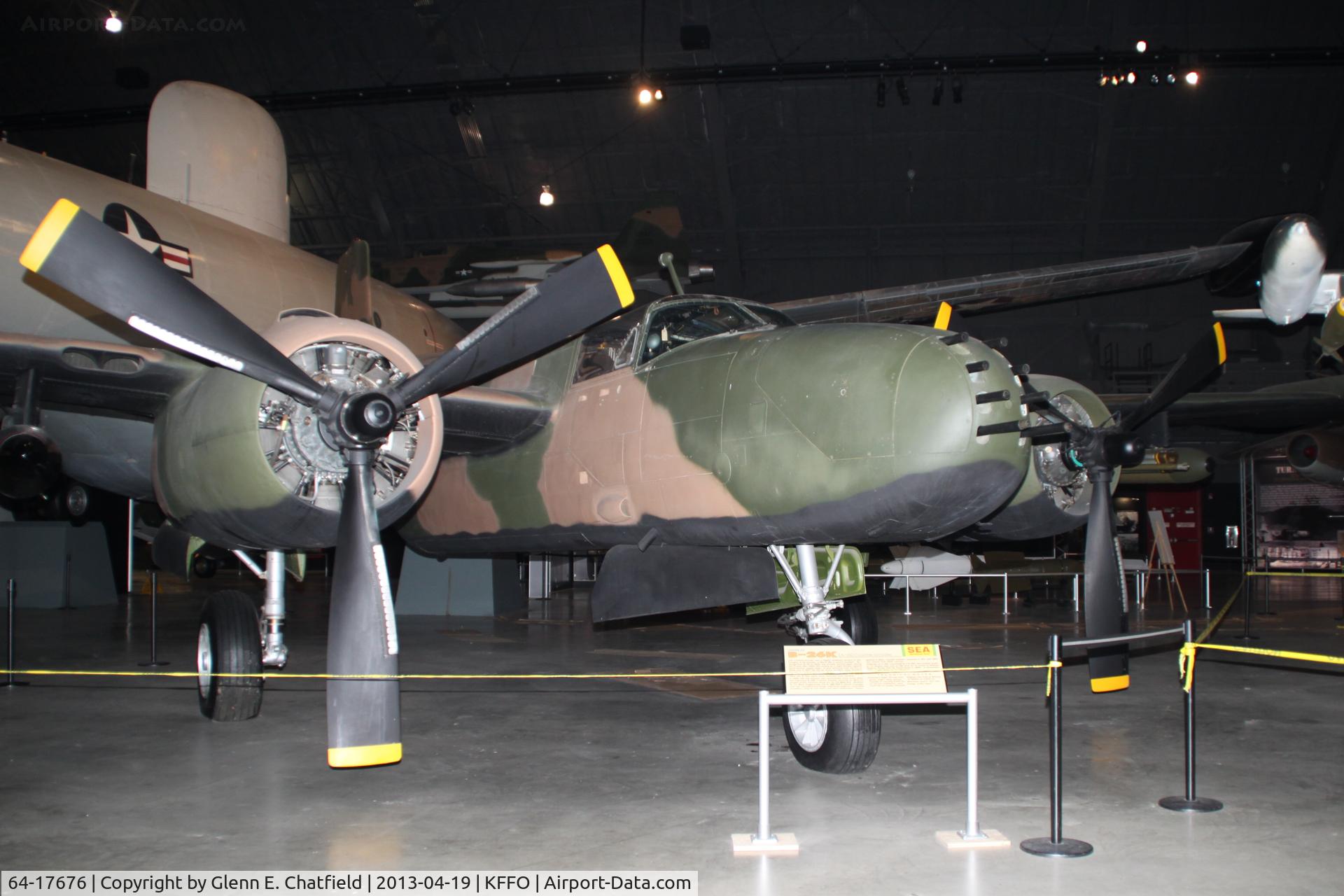 64-17676, 1971 Douglas-On Mark B-26K Counter Invader C/N 7309 (was 41-39596), Displayed in the Vietnam War section