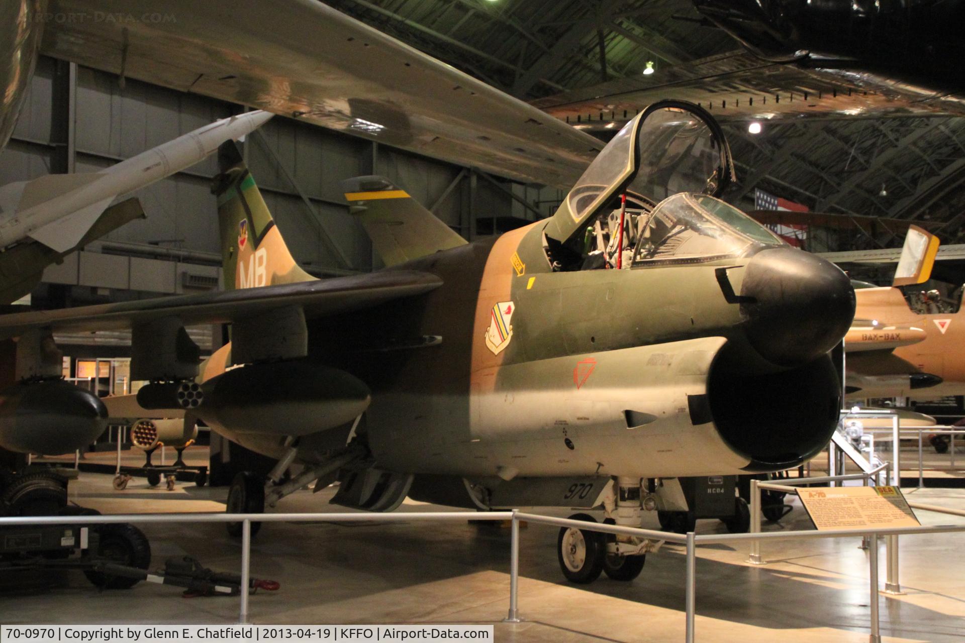 70-0970, 1970 LTV A-7D Corsair II C/N D-116, Up close and personal