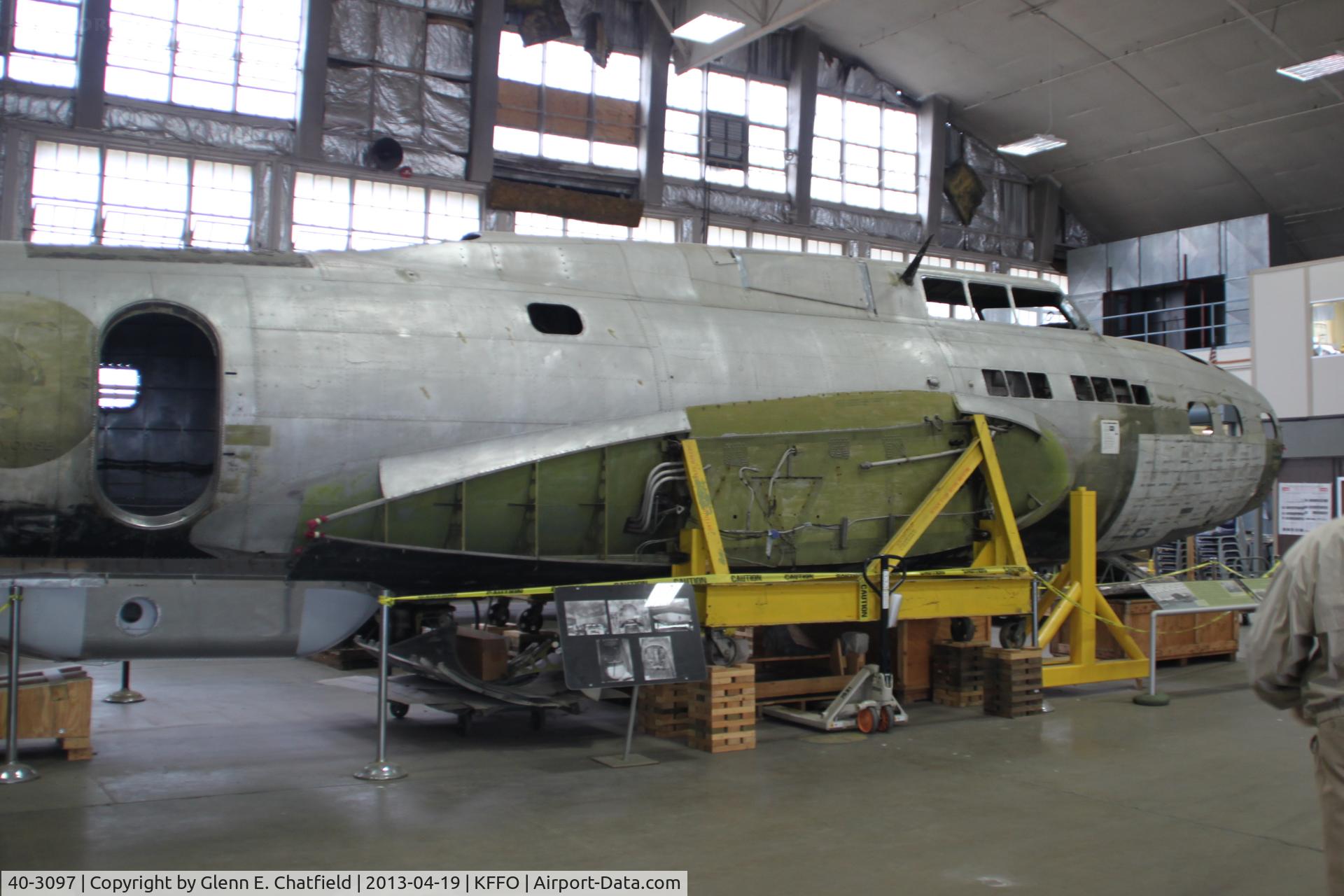 40-3097, 1940 Boeing B-17D Flying Fortress C/N 2125, Undergoing restoration