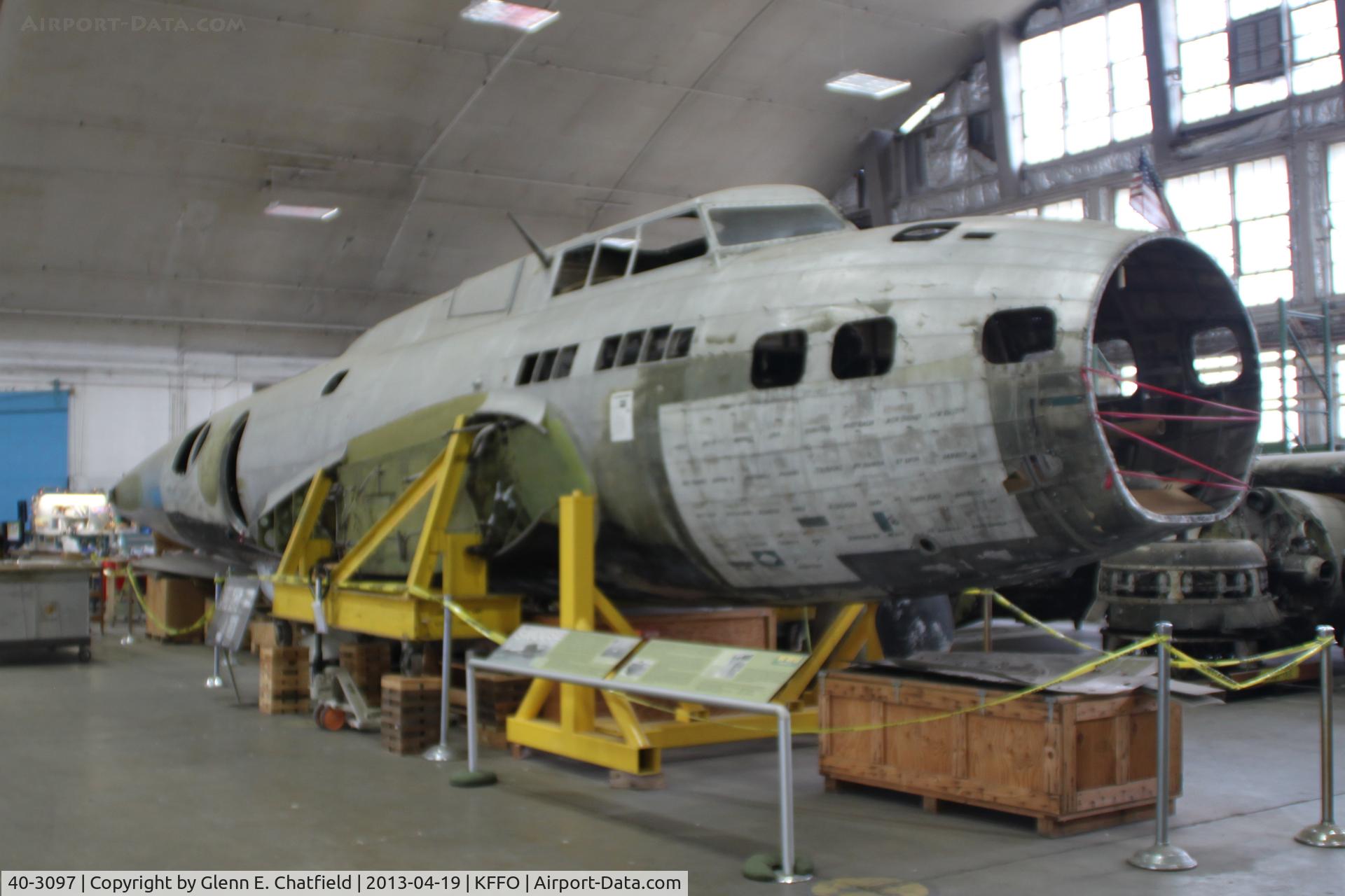 40-3097, 1940 Boeing B-17D Flying Fortress C/N 2125, Undergoing restoration