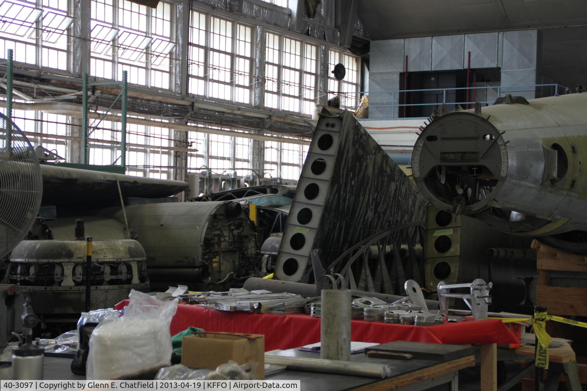 40-3097, 1940 Boeing B-17D Flying Fortress C/N 2125, Undergoing restoration