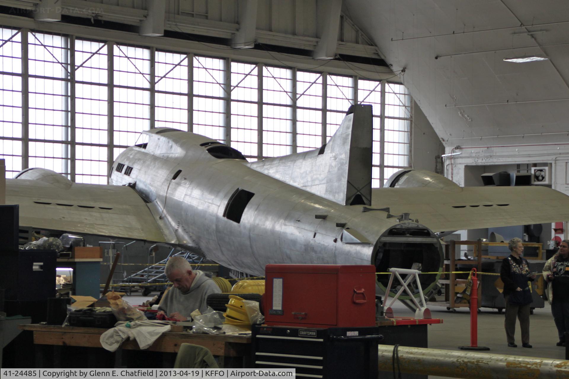 41-24485, 1941 Boeing B-17F-10-BO Flying Fortress (299P) C/N 3170, Undergoing restoration