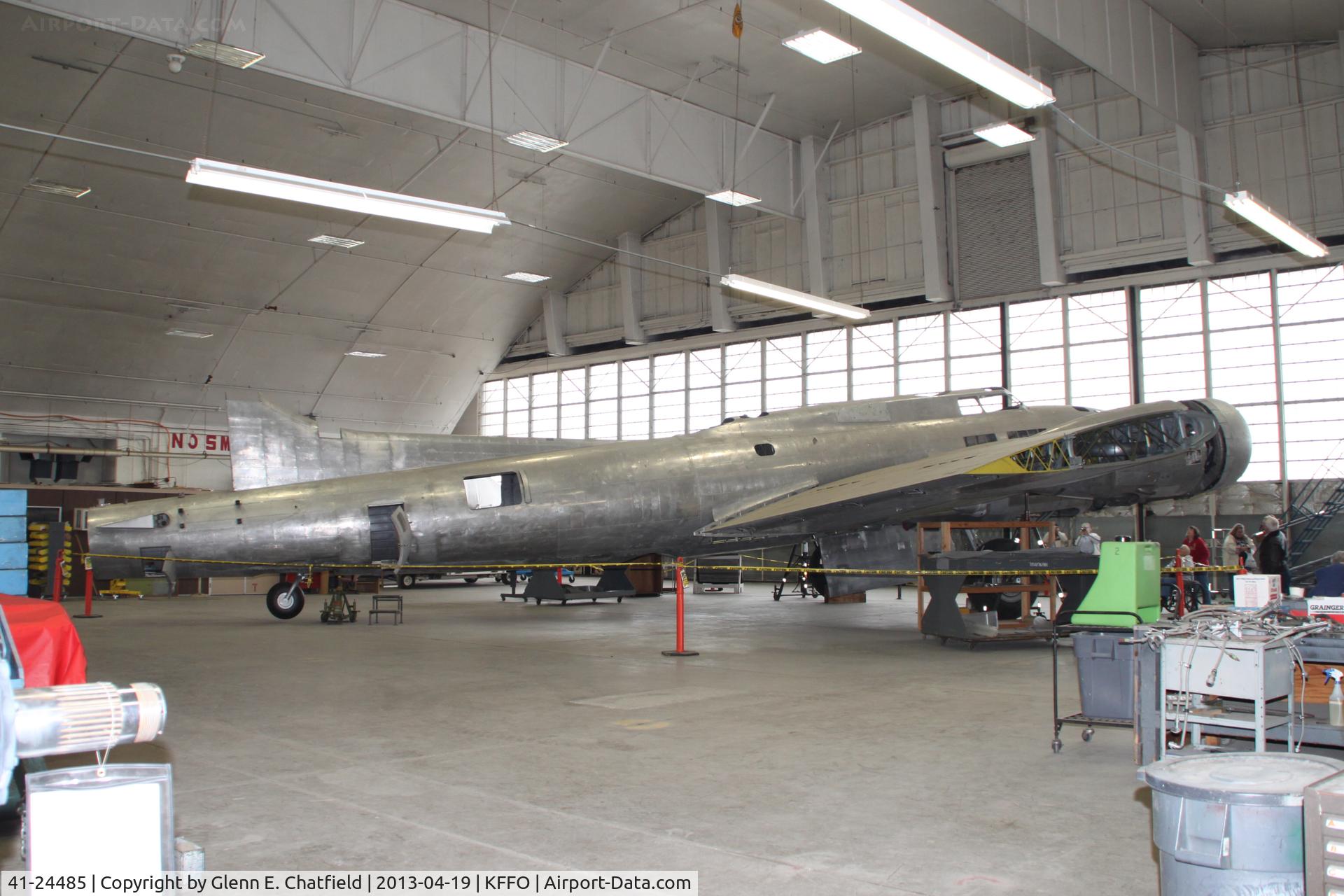41-24485, 1941 Boeing B-17F-10-BO Flying Fortress (299P) C/N 3170, Undergoing restoration