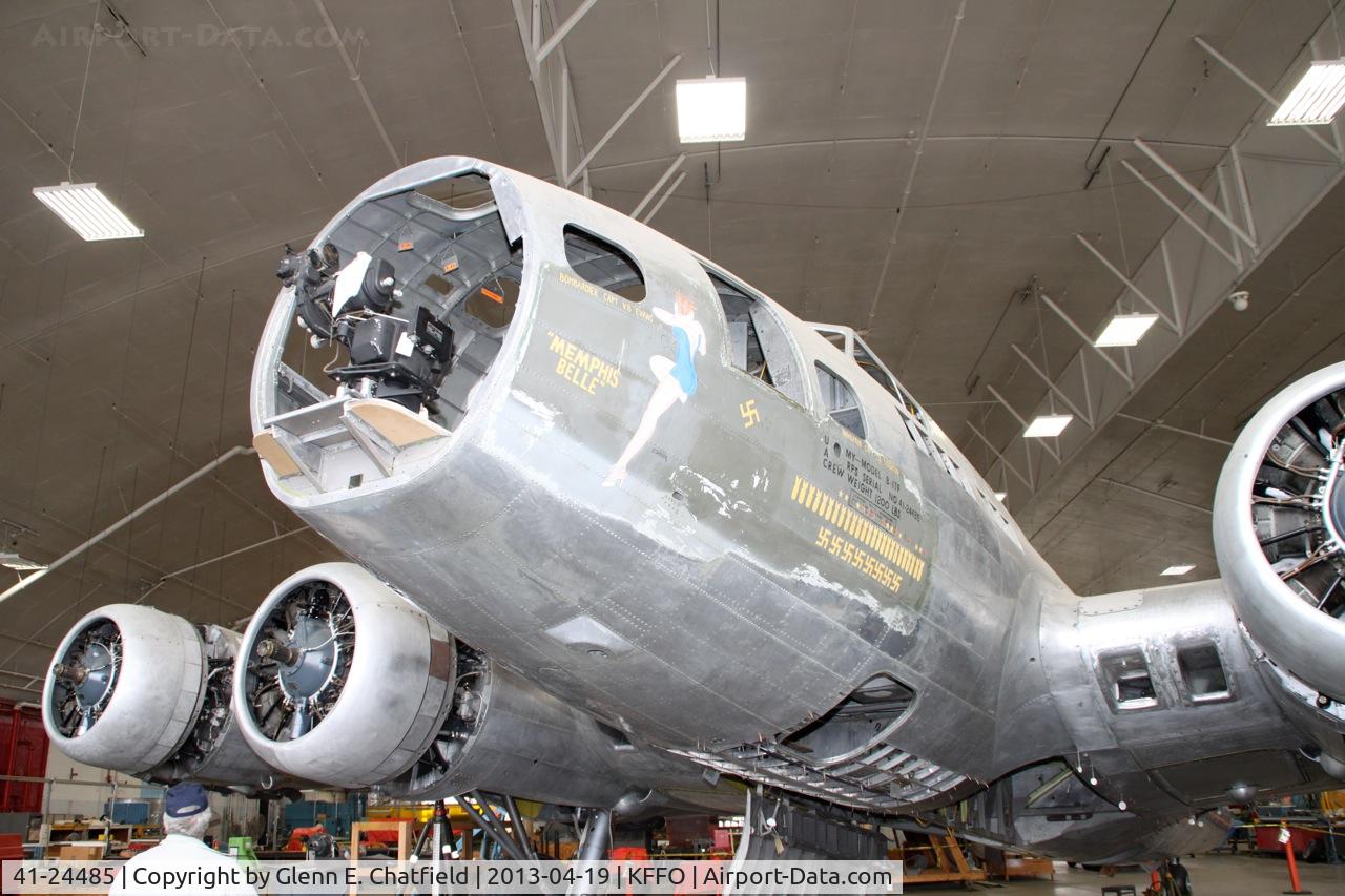 41-24485, 1941 Boeing B-17F-10-BO Flying Fortress (299P) C/N 3170, Undergoing restoration