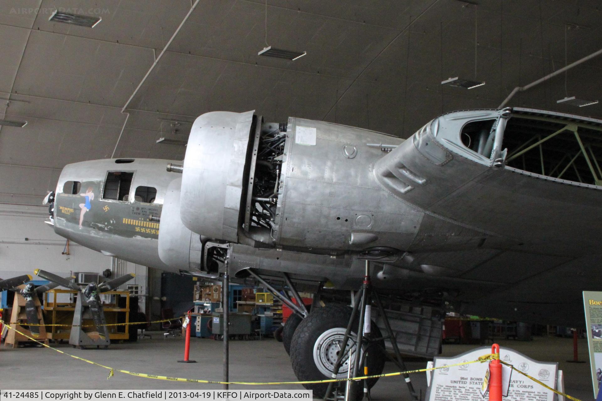 41-24485, 1941 Boeing B-17F-10-BO Flying Fortress (299P) C/N 3170, Undergoing restoration