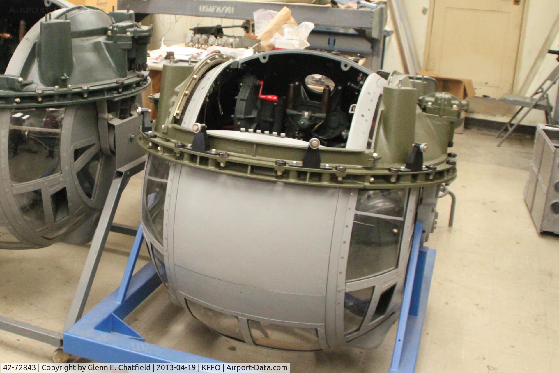 42-72843, 1942 Consolidated B-24D-160-CO Liberator C/N 2413, Strawberry Bitch Ball turret