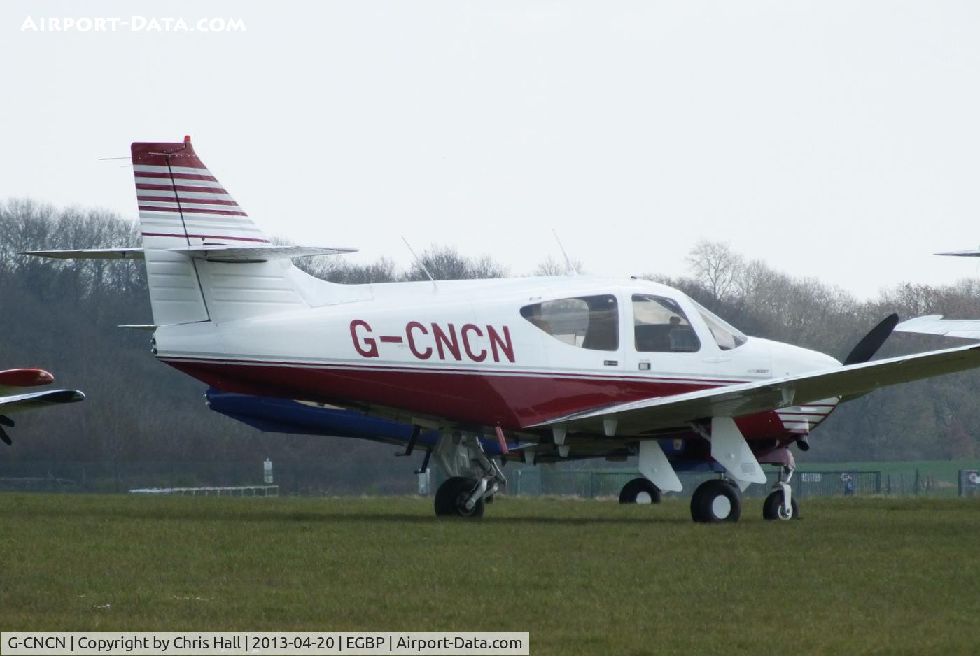 G-CNCN, 1977 Rockwell Commander 112TCA C/N 13151, visitor to the Rockwell Commander fly-in at Kemble