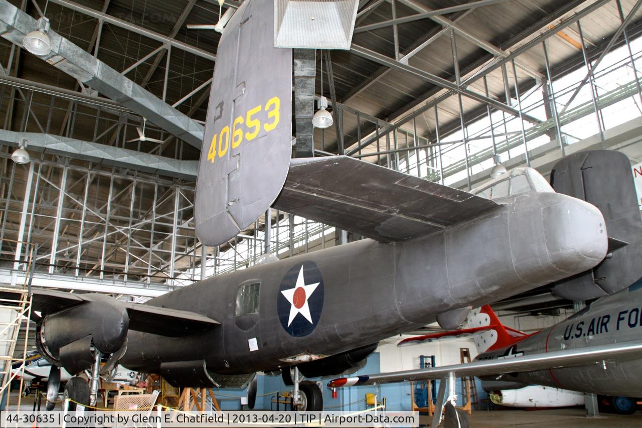 44-30635, 1944 North American TB-25N-25/27-NC Mitchell C/N 108-33910, Undergoing restoration