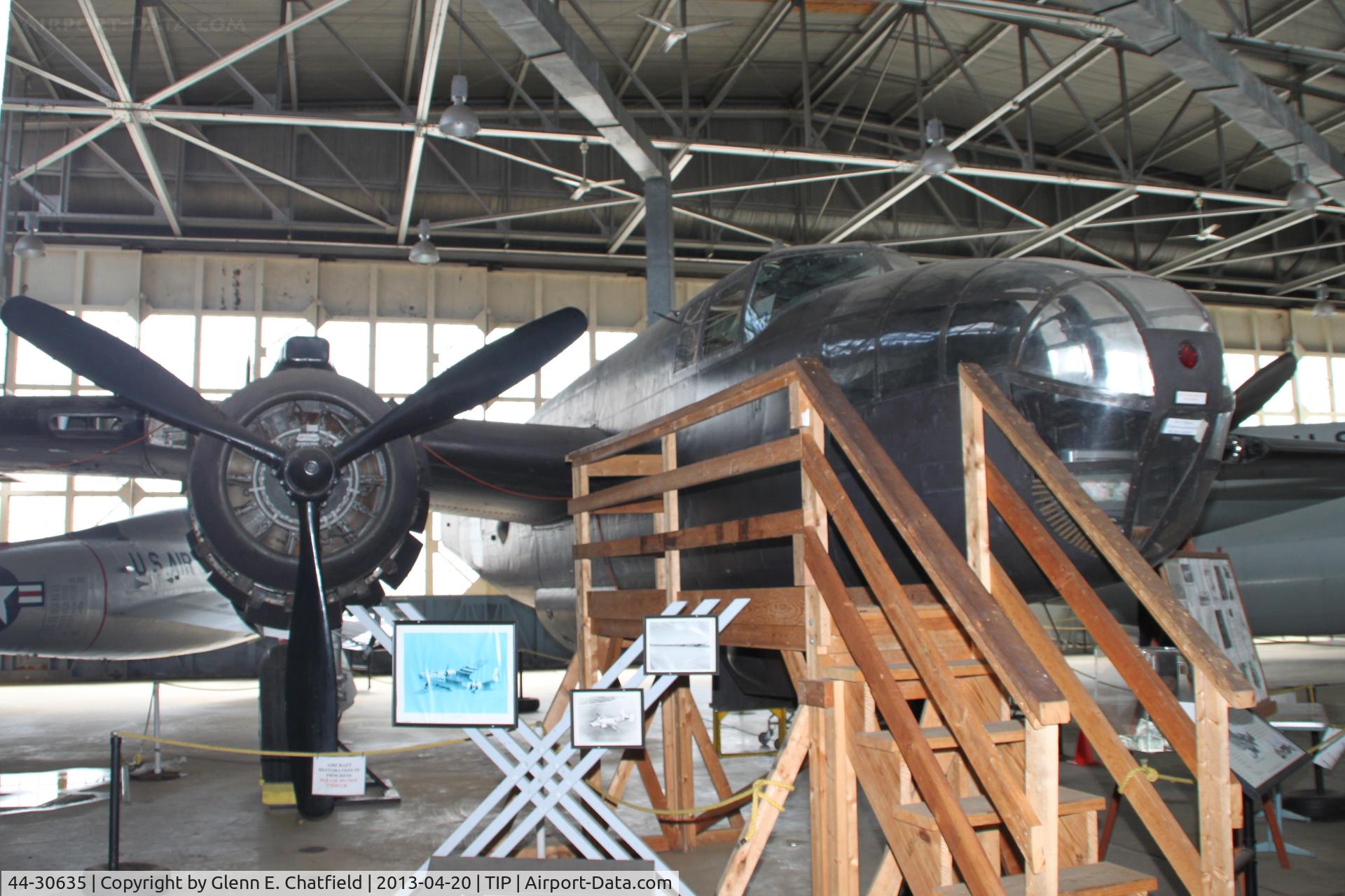 44-30635, 1944 North American TB-25N-25/27-NC Mitchell C/N 108-33910, Undergoing restoration