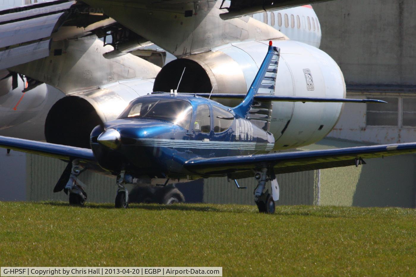 G-HPSF, 1993 Rockwell Commander 114B C/N 14590, visitor to the Rockwell Commander fly-in at Kemble