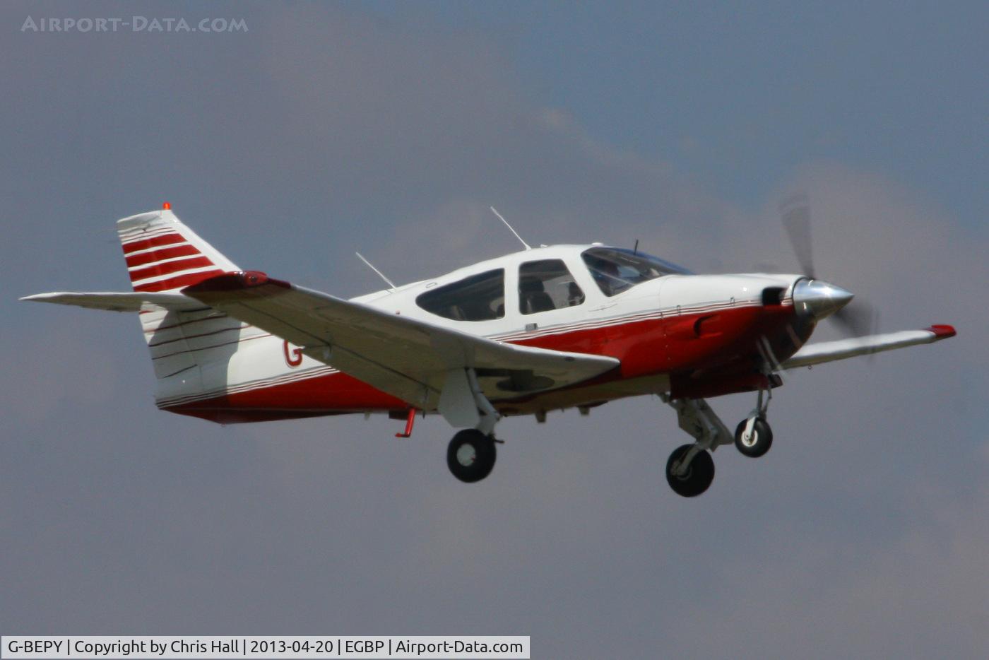 G-BEPY, 1977 Rockwell Commander 112B C/N 524, visitor to the Rockwell Commander fly-in at Kemble