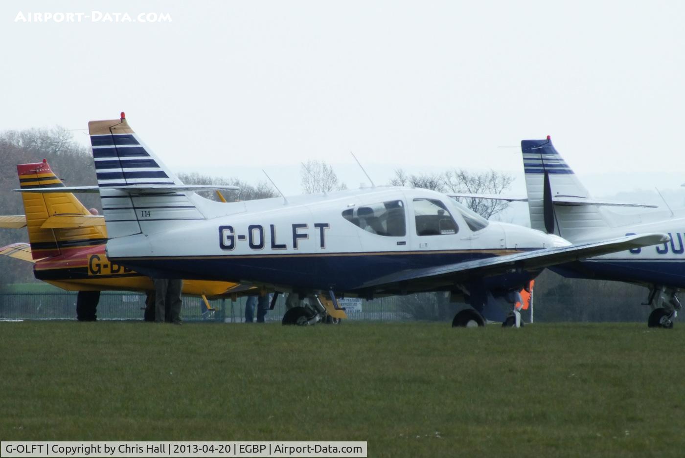 G-OLFT, 1977 Rockwell Commander 114 C/N 14274, visitor to the Rockwell Commander fly-in at Kemble