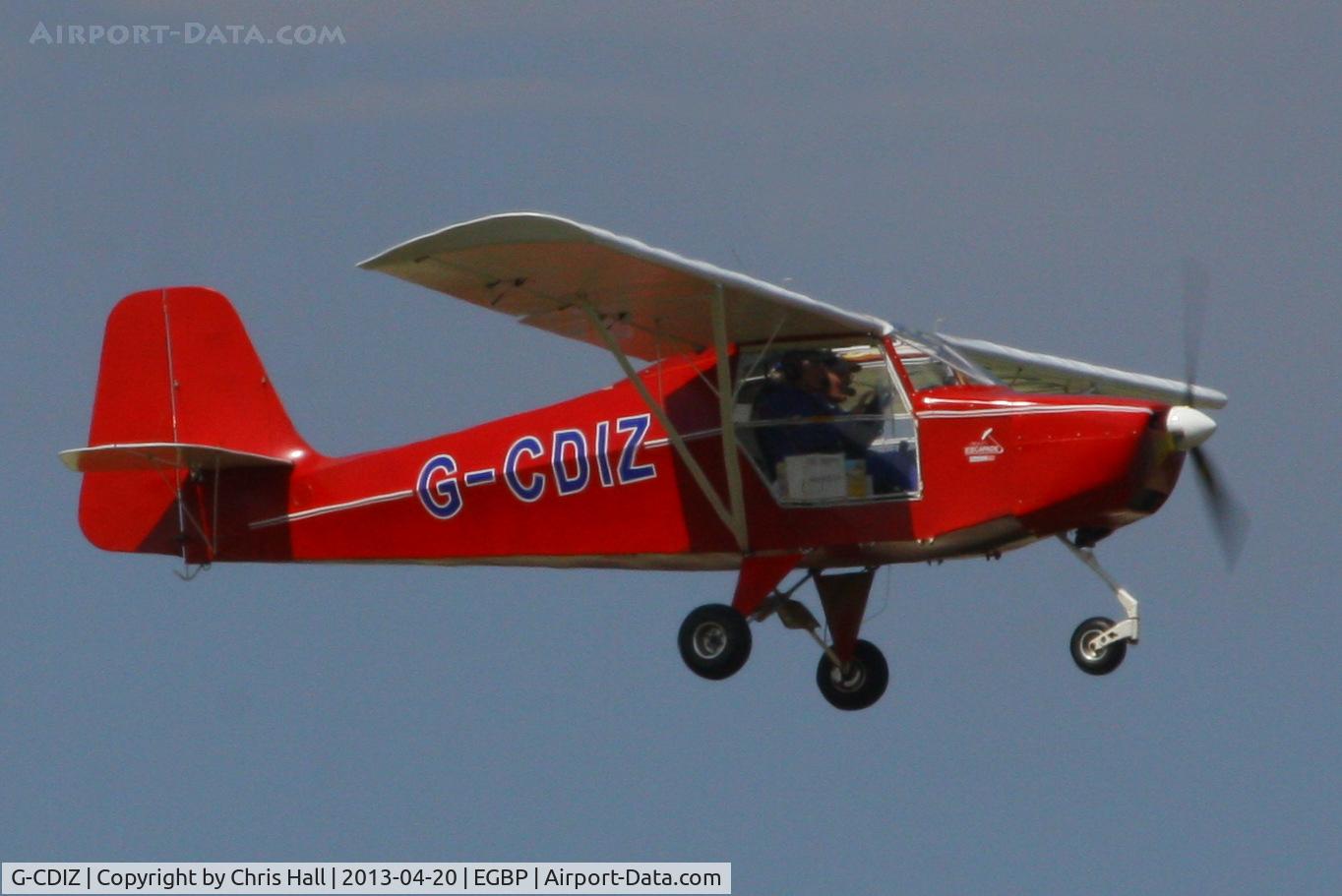 G-CDIZ, 2005 Reality Escapade 912(1) C/N BMAA/HB/393, departing from Kemble back to a private strip at Wootton Courtenay