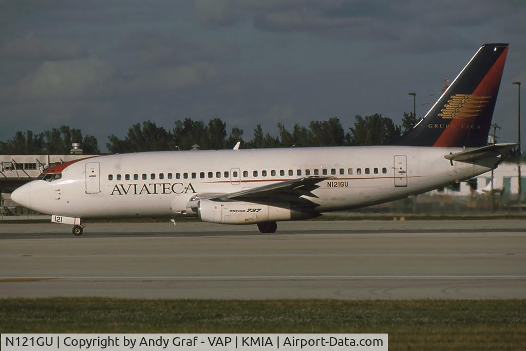 N121GU, 1972 Boeing 737-2H6 C/N 20583, Aviateca 737-200