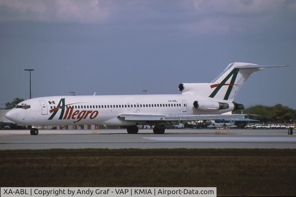 XA-ABL, 1973 Boeing 727-232 C/N 20640, Allegro 727-200