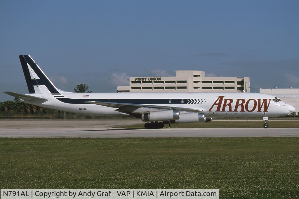 N791AL, 1970 Douglas DC-8-62F C/N 46150, Arrow Air DC8-62