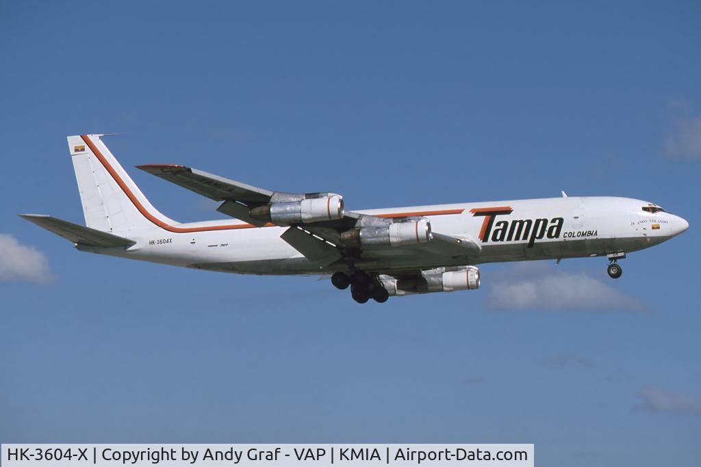 HK-3604-X, Boeing 707-324C C/N 19352, Tampa 707-300